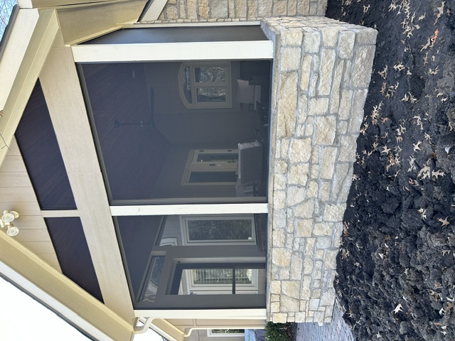 Screened porch and luxury porch construction